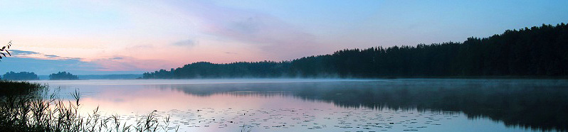 озеро Вымно, из которого добывали песок для стеклозавода